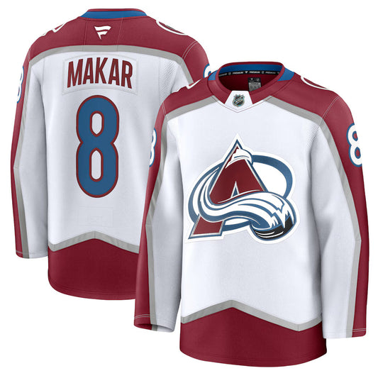 Cale Makar Colorado Avalanche Away Jersey - White