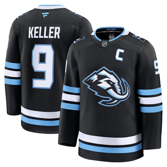 Clayton Keller Utah Mammoth Home Premium Player Jersey - Black