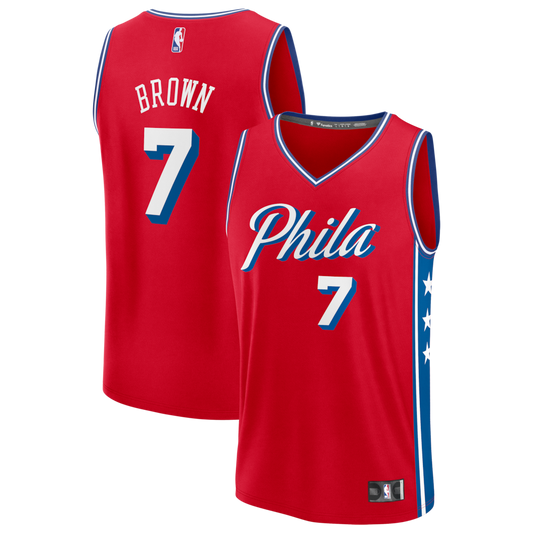 Jaylen Brown Philadelphia 76ers Unisex Jersey - Statement Edition - Red