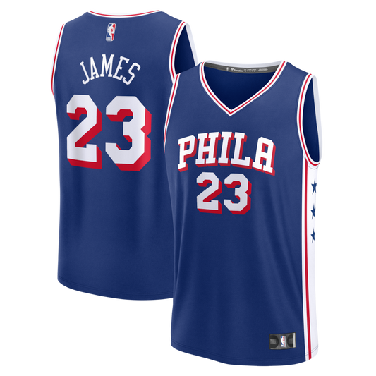 LeBron James Philadelphia 76ers Unisex Jersey - Icon Edition - Royal Blue
