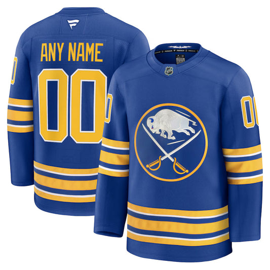 Custom Buffalo Sabres Home Premium Jersey - Royal