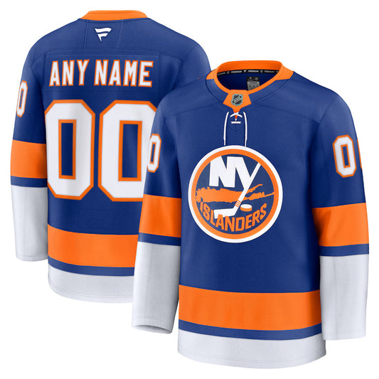 Custom New York Islanders Home Premium Jersey - Royal