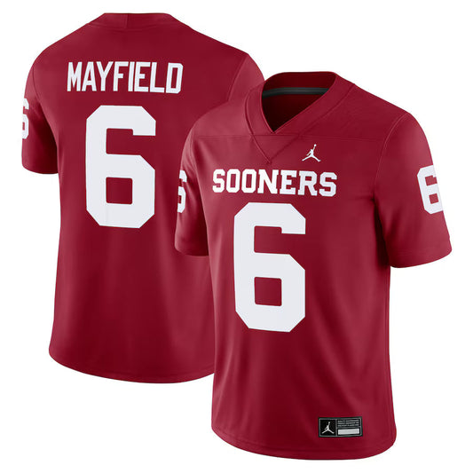 Baker Mayfield Oklahoma Sooners Alumni Player Jersey - Crimson