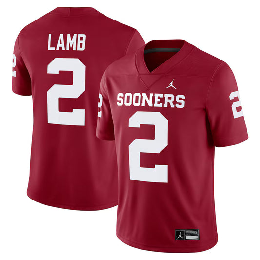 CeeDee Lamb Oklahoma Sooners Alumni Player Jersey - Crimson