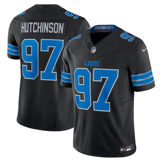 Aidan Hutchinson Detroit Lions 2nd Alternate Jersey - Black