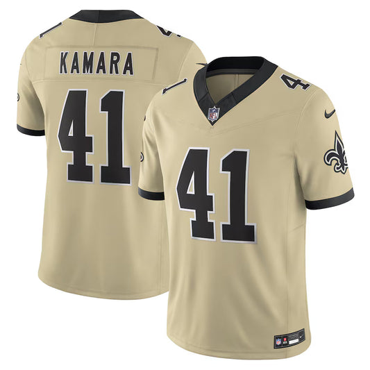 Alvin Kamara New Orleans Saints Gameday Golds Alternate Jersey - Gold