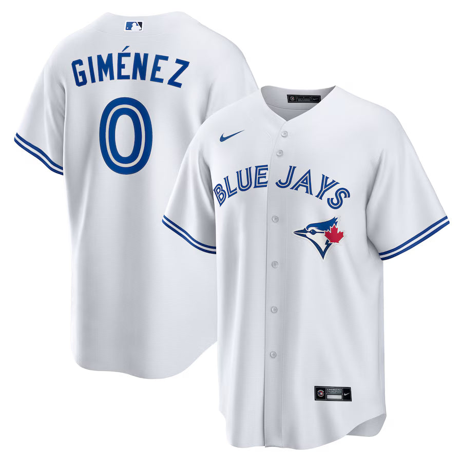 Andres Gimenez Toronto Blue Jays Home Jersey - White