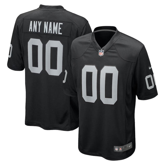 Custom Las Vegas Raiders Jersey - Black
