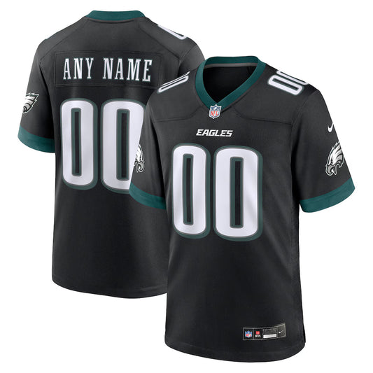 Custom Philadelphia Eagles Jersey - Black