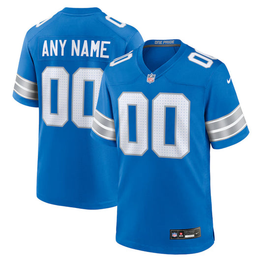 Custom Detroit Lions Jersey - Blue