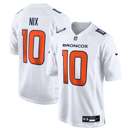 Bo Nix Denver Broncos Tundra Jersey - White
