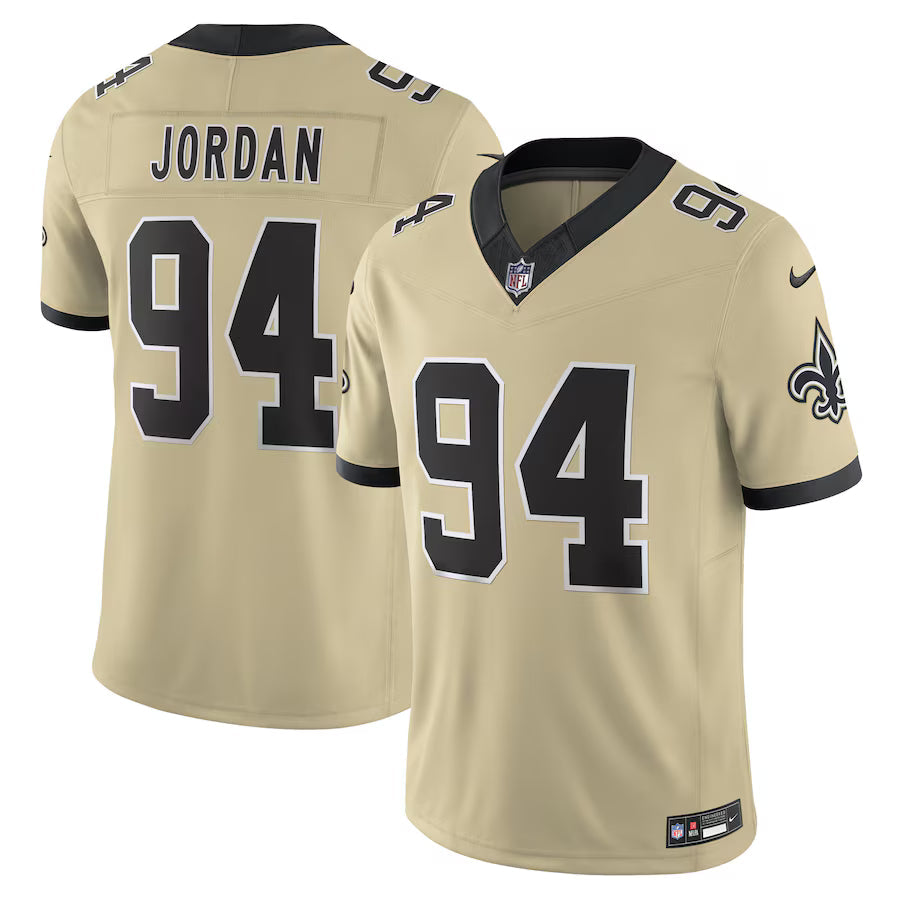 Cameron Jordan New Orleans Saints Gameday Golds Alternate Jersey - Gold