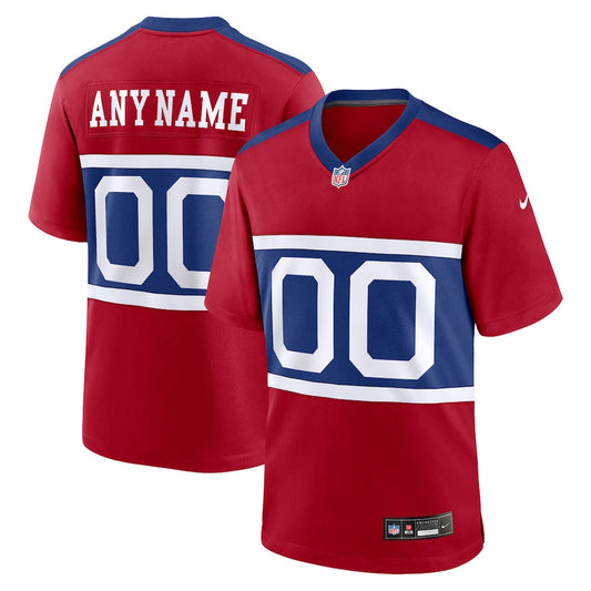 Custom New York Giants Alternate Jersey - Century Red