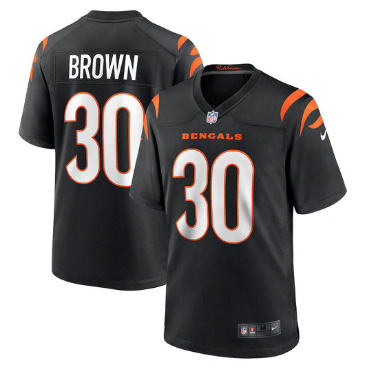 Chase Brown Cincinnati Bengals Jersey - Black