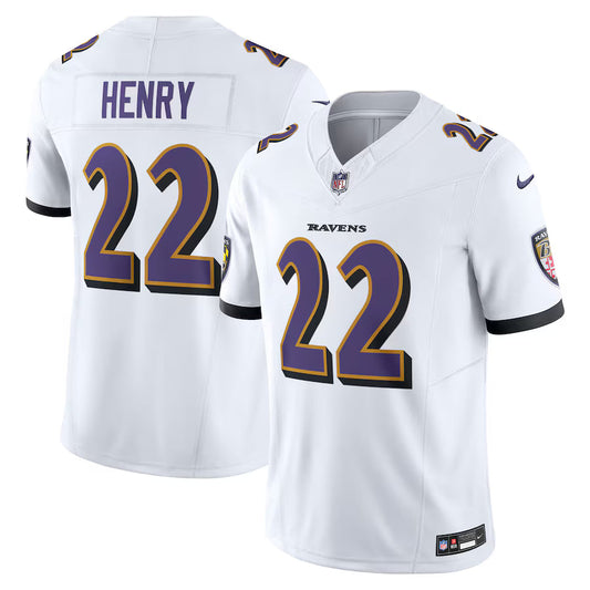 Derrick Henry Baltimore Ravens Jersey - White