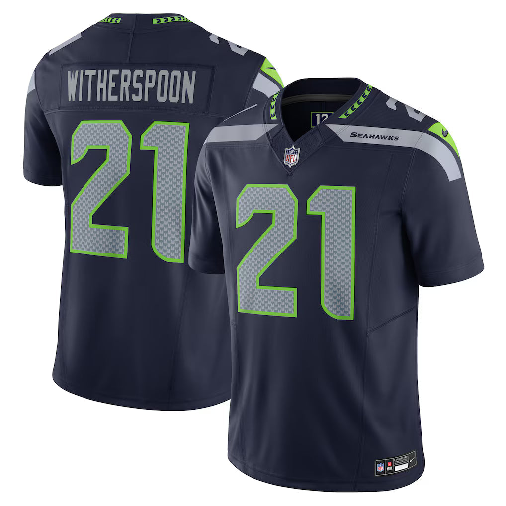 Devon Witherspoon Seattle Seahawks Jersey - Navy