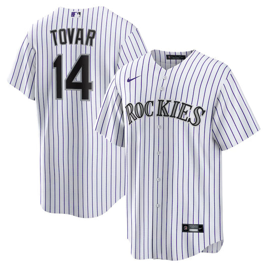 Ezequiel Tovar Colorado Rockies Home Jersey - White