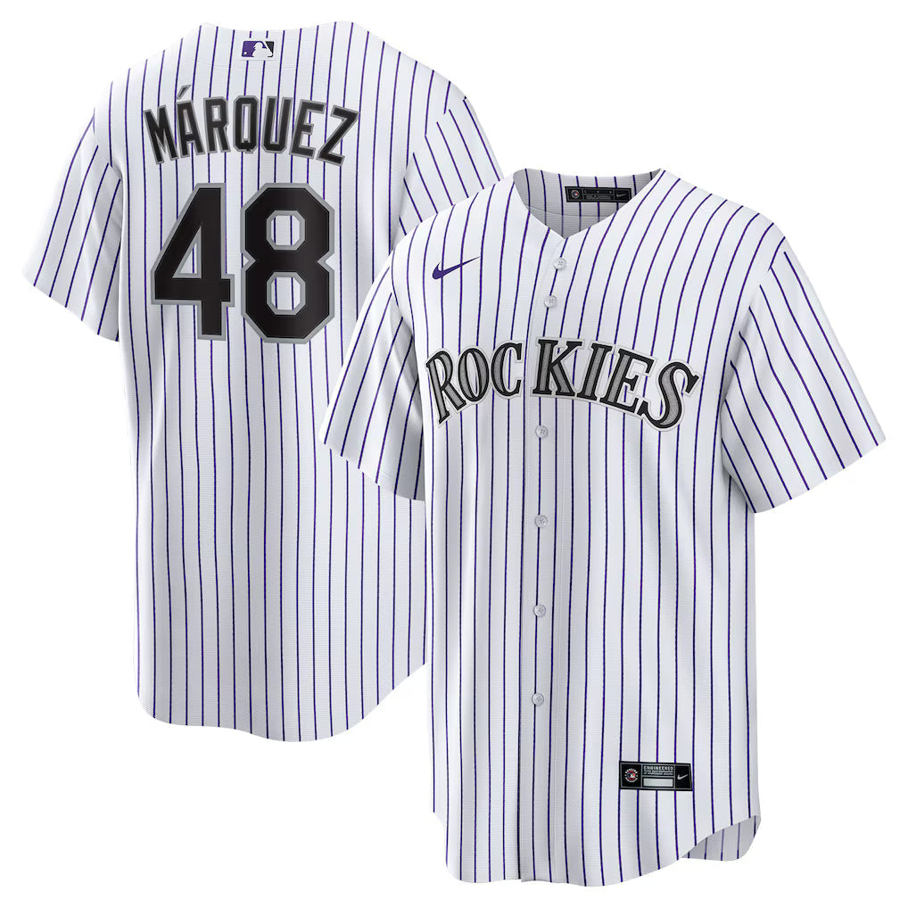 Germán Márquez Colorado Rockies Home Jersey - White