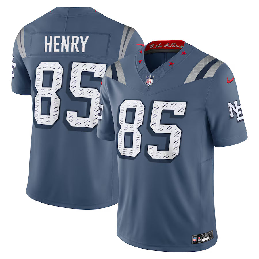Hunter Henry New England Patriots 2025 Rivalries Collection Jersey - Storm Blue