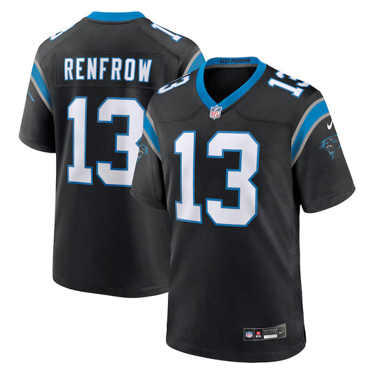 Hunter Renfrow Carolina Panthers Jersey - Black
