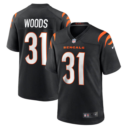 Ickey Woods Cincinnati Bengals Retired Player Jersey - Black