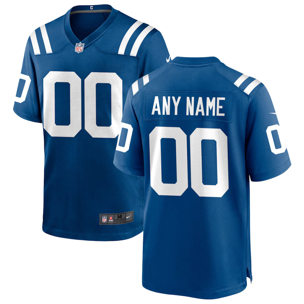 Custom Indianapolis Colts Jersey - Royal Blue