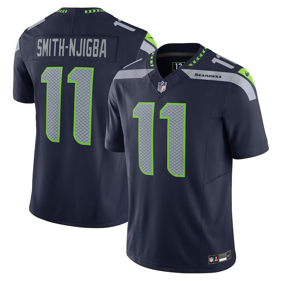 Jaxon Smith-Njigba Seattle Seahawks Jersey - Navy
