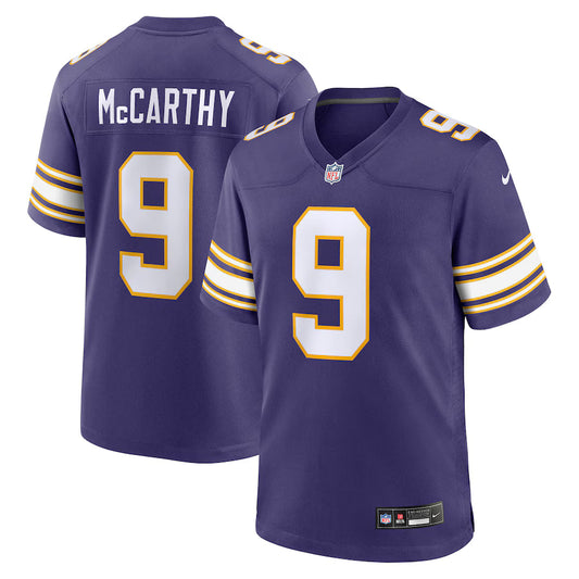 J.J. McCarthy Minnesota Vikings Alternate Jersey - Purple