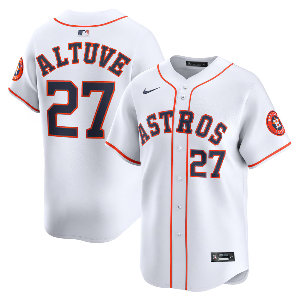 Jose Altuve Houston Astros Home Jersey - White