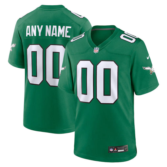 Custom Philadelphia Eagles Jersey - Kelly Green
