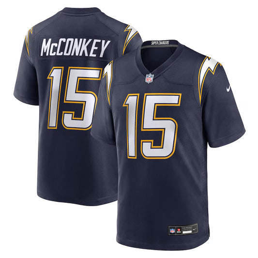 Ladd McConkey Los Angeles Chargers Alternate Super Chargers Jersey - Navy