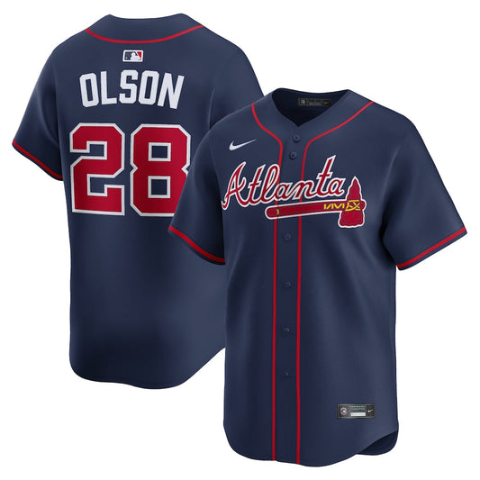 Matt Olson Atlanta Braves Alternate Limited Jersey - Navy