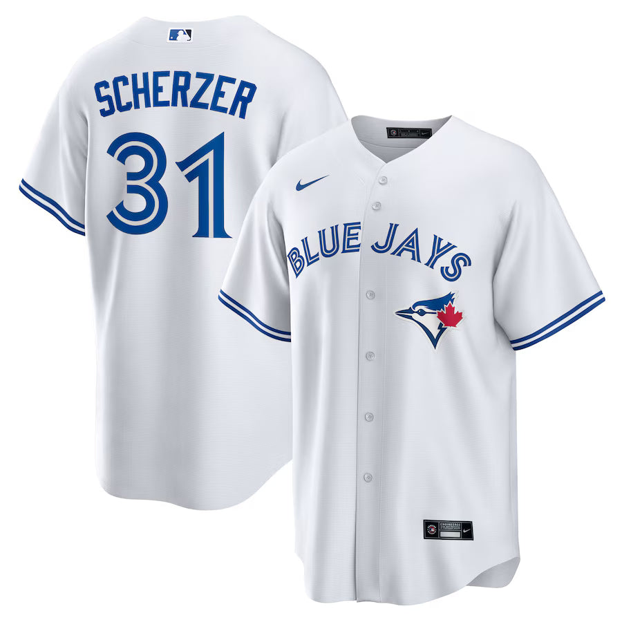 Max Scherzer Toronto Blue Jays Home Jersey - White