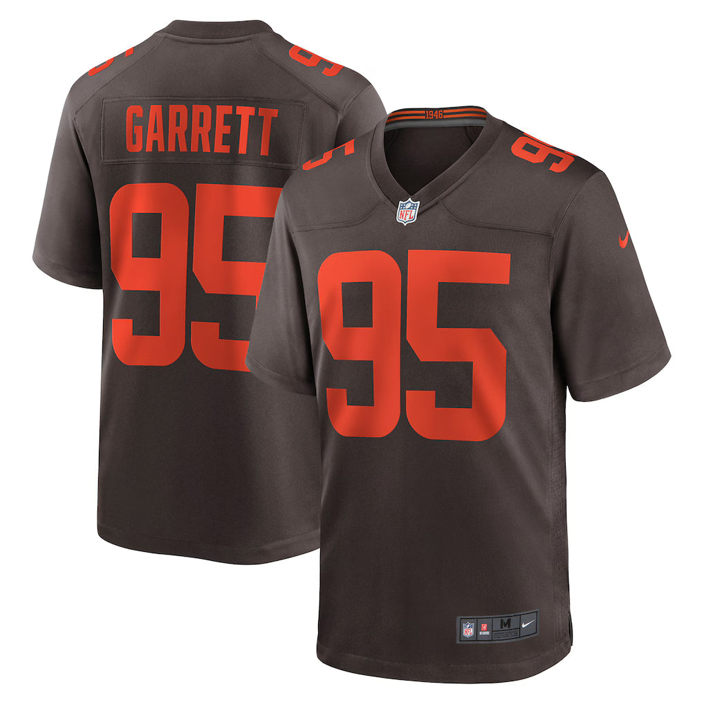 Myles Garrett Cleveland Browns Alpha Dawg Jersey - Brown