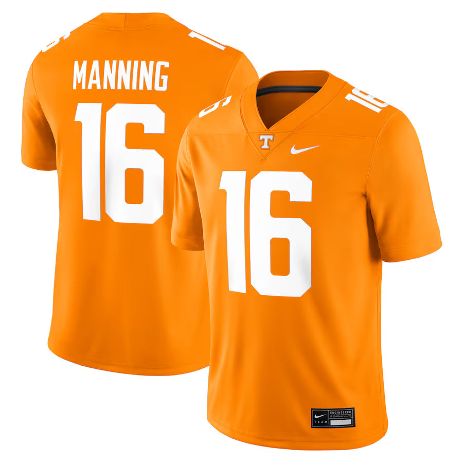 Peyton Manning Tennessee Volunteers Alumni Jersey - Tennessee Orange
