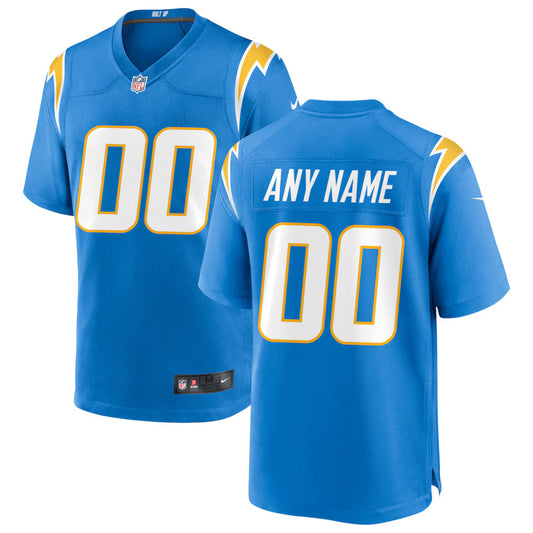 Custom Los Angeles Chargers Jersey - Powder Blue