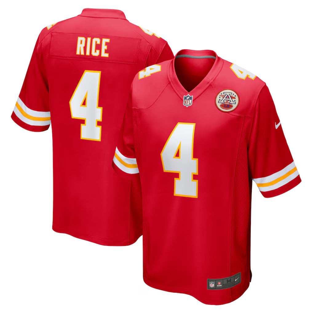 Rashee Rice Kansas City Chiefs Jersey - Red