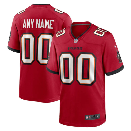 Custom Tampa Bay Buccaneers Jersey - Red