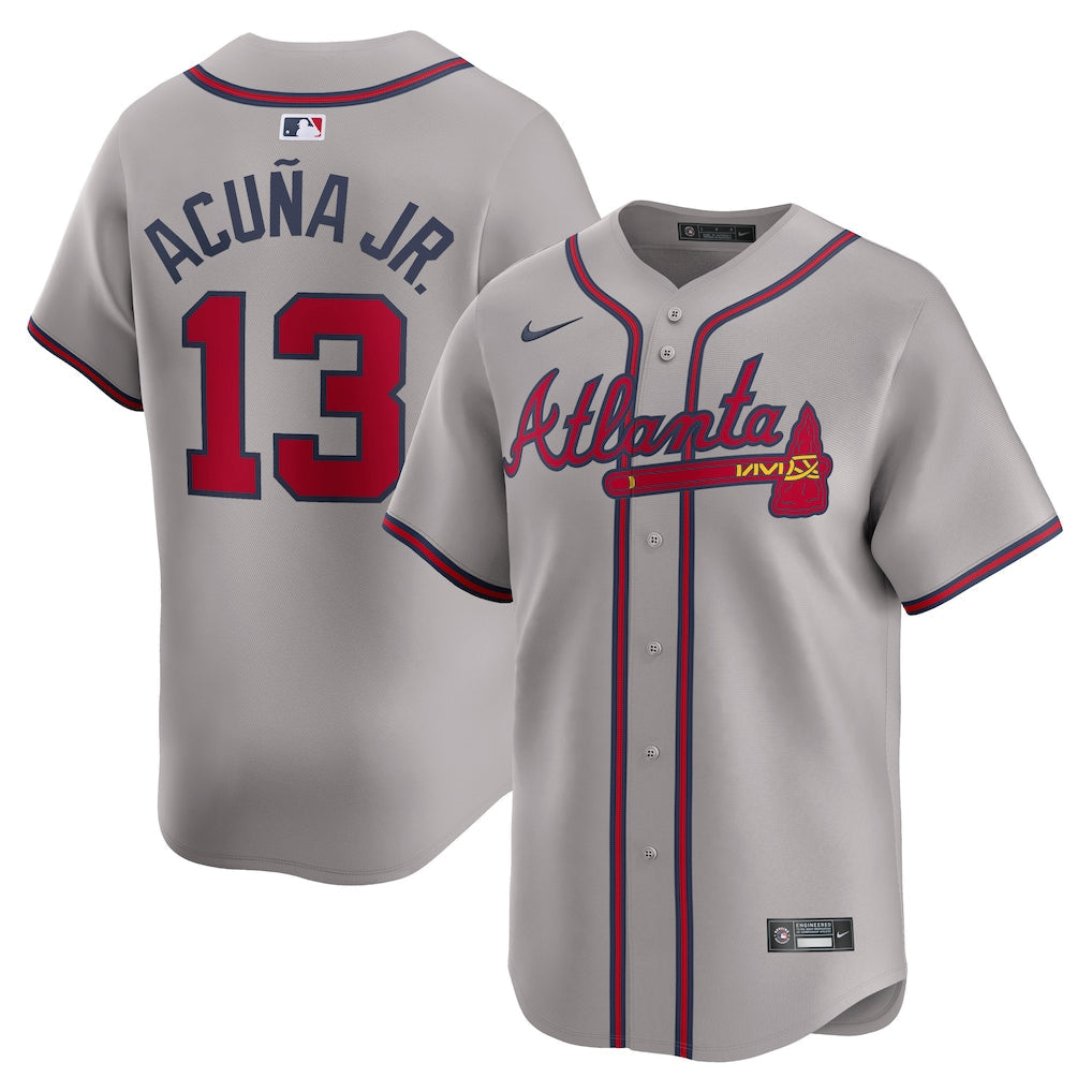 Ronald Acuña Jr. Atlanta Braves Away Limited Player Jersey - Gray