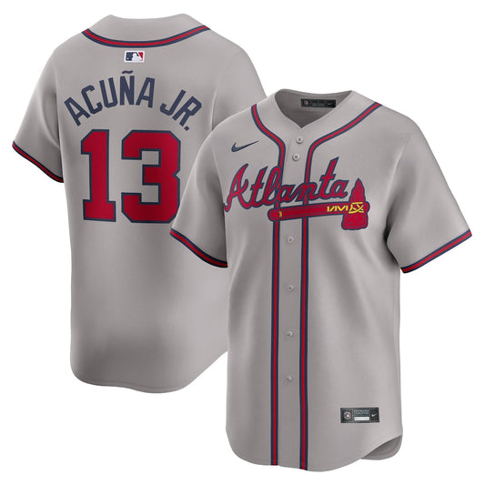 Ronald Acuña Jr. Atlanta Braves Away Limited Player Jersey - Gray