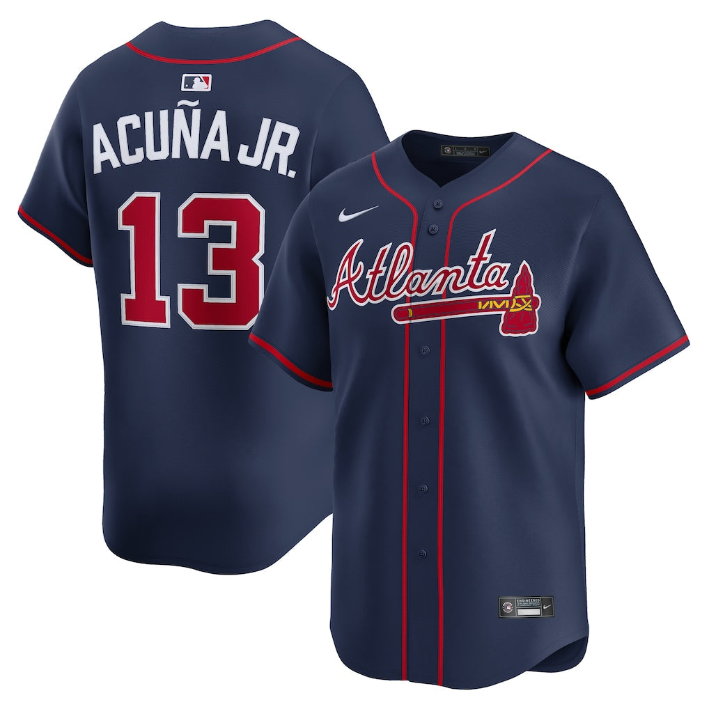 Ronald Acuña Jr. Atlanta Braves Alternate Limited Jersey - Navy