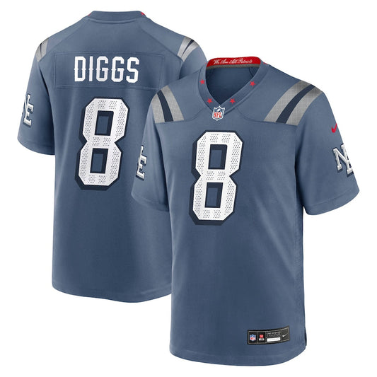 Stefon Diggs New England Patriots 2025 Rivalries Collection Jersey - Storm Blue