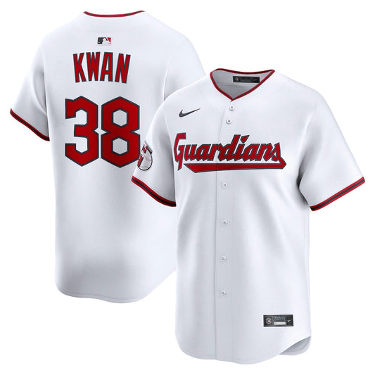 Steven Kwan Cleveland Guardians Home Jersey - White