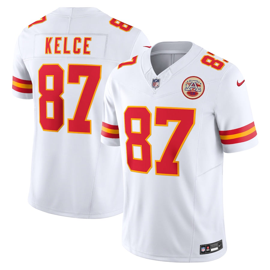 Travis Kelce Kansas City Chiefs Jersey - White