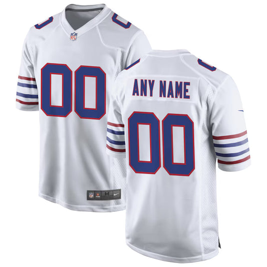 Custom Buffalo Bills Jersey - White