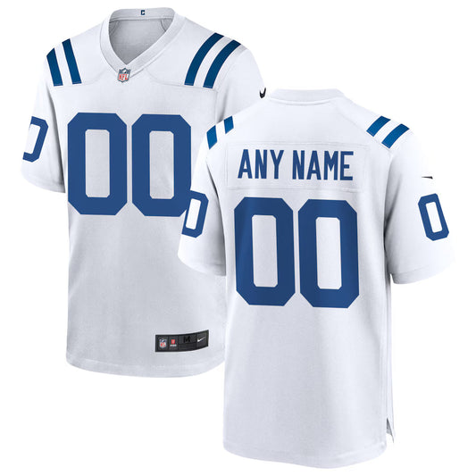 Custom Indianapolis Colts Jersey - White