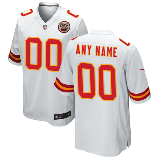 Custom Kansas City Chiefs Jersey - White