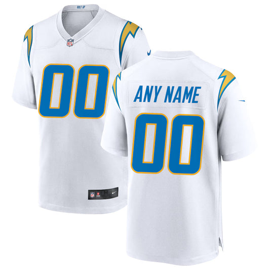 Custom Los Angeles Chargers Jersey - White