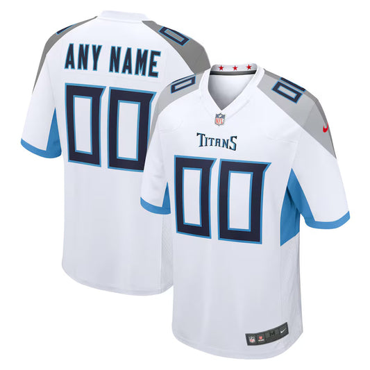 Custom Tennessee Titans Jersey - White