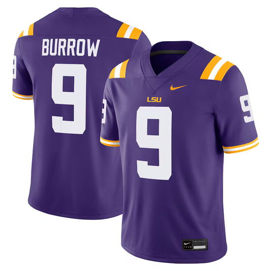 Joe Burrow LSU Tigers Alumni Jersey - Purple